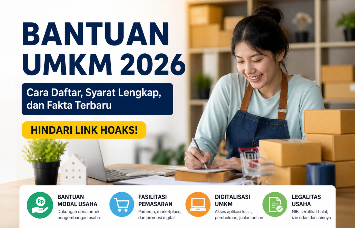 Bantuan UMKM 2026: Cara Daftar, Syarat Lengkap, dan Fakta Terbaru (Hindari Link Hoaks)