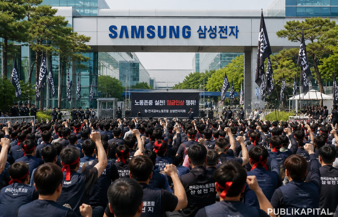 Mogok Kerja Samsung 2026: Ancaman Besar bagi Ekonomi Korea Selatan dan Pasokan Cip AI Global