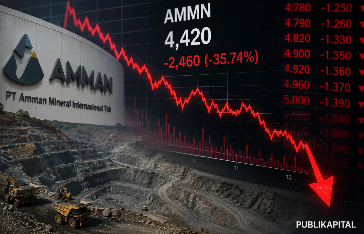 Kenapa Saham AMMN Anjlok Hingga 50%? Ini Penyebab, Dampak, dan Prospeknya