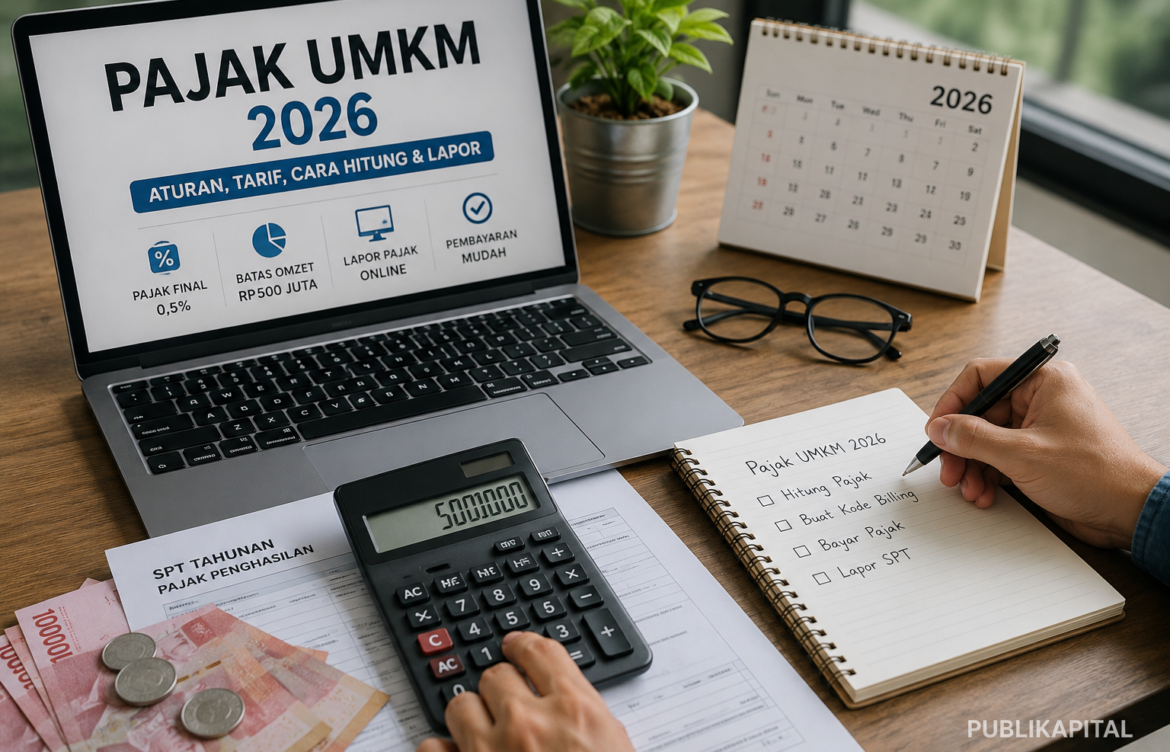 Pajak UMKM 2026 Terbaru: Tarif, Cara Hitung, dan Aturan Lengkap untuk Pelaku Usaha