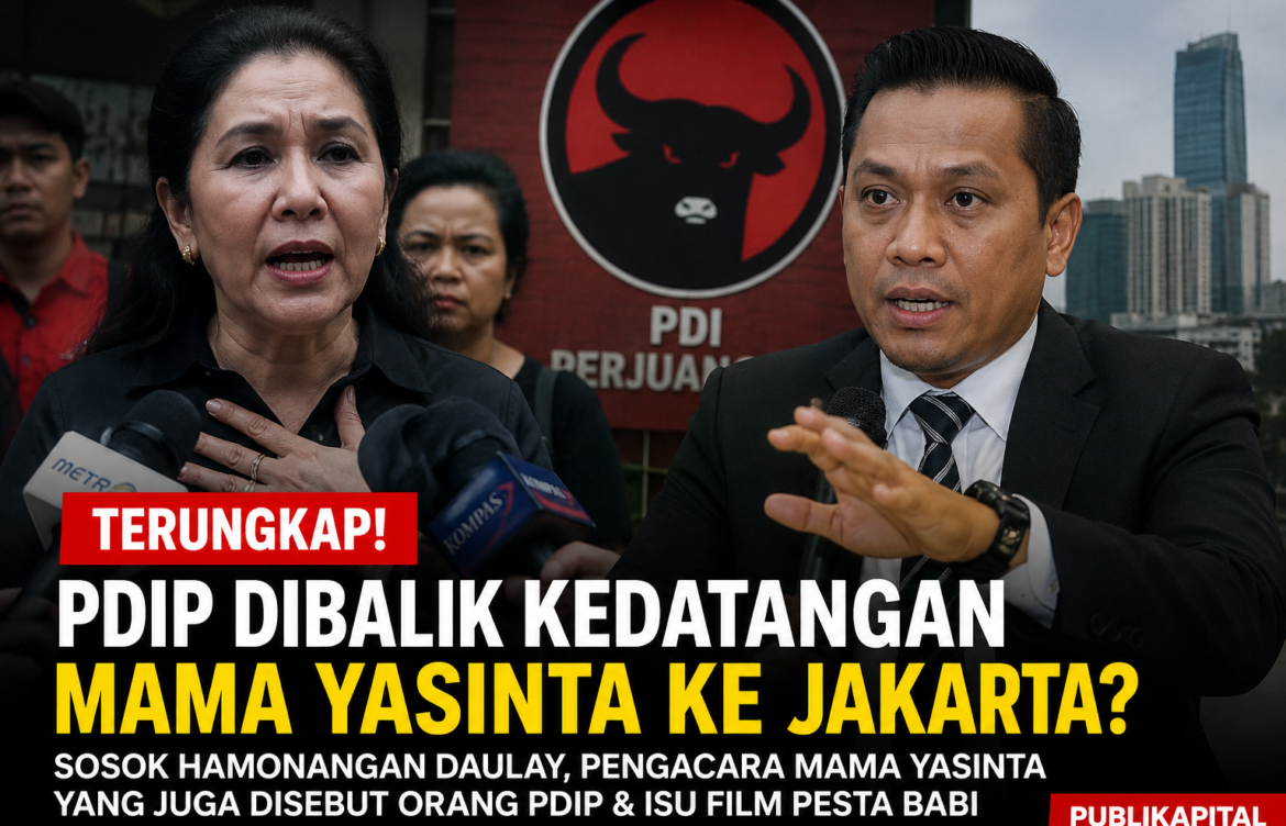 PDIP DIBALIK KEDATANGAN MAMA YASINTA KE JAKARTA? SIMAK KRONOLOGI, FAKTA YANG BEREDAR, DAN SOSOK HAMONANGAN DAULAY