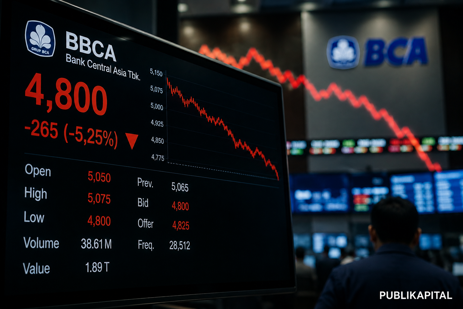 SAHAM BBCA ANJLOK KE LEVEL 4.800, APA PENYEBABNYA DAN BAGAIMANA PROSPEKNYA? 2 SAHAM-BBCA-ANJLOK-2