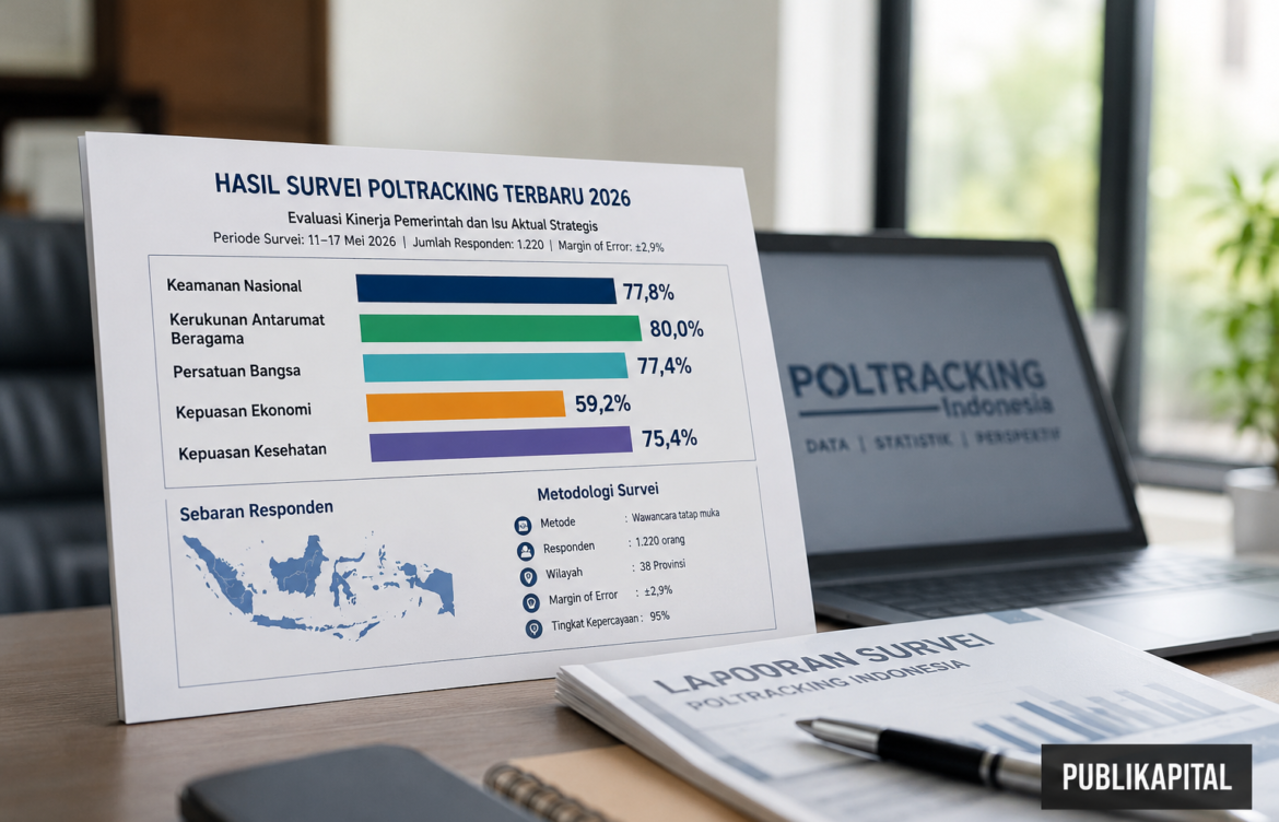 SURVEI POLTRACKING TERBARU 2026: KEAMANAN 77,8%, KERUKUNAN 80%, APA MAKNANYA BAGI INDONESIA?