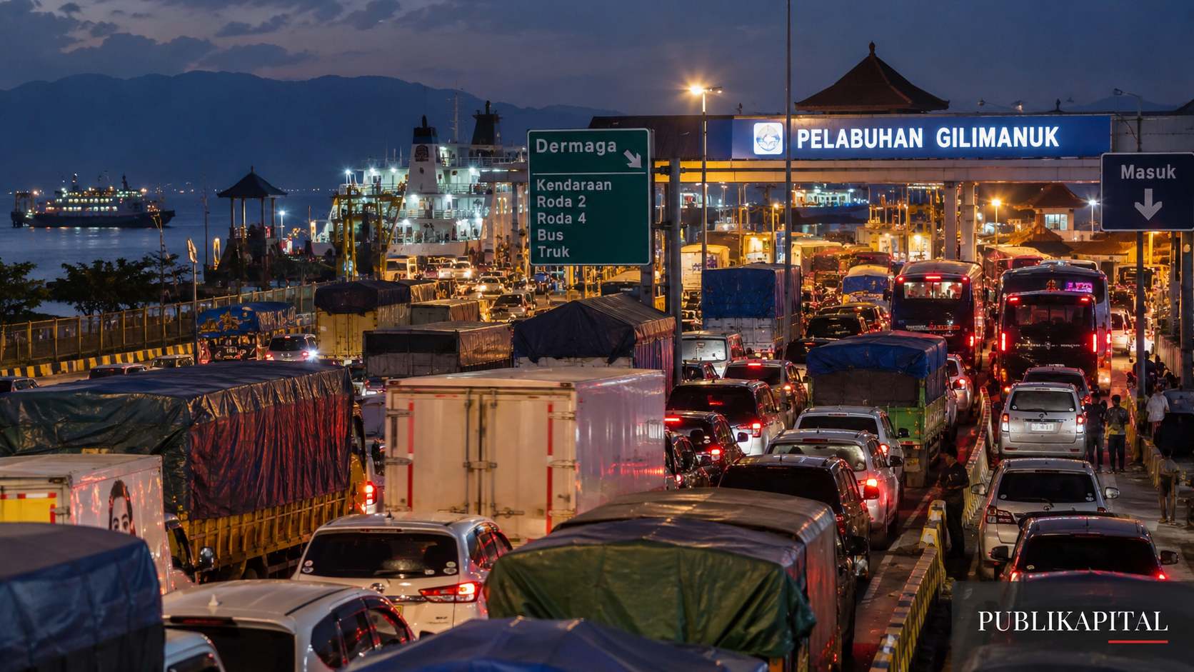 PELABUHAN-GILIMANUK-MACET