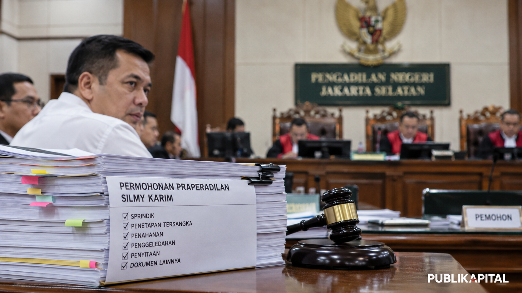 SIDANG SILMY KARIM TERBARU, GUGAT 15 DOKUMEN KPK DAN MINTA STATUS TERSANGKA DIBATALKAN 2 SIDANG-SILMY-KARIM-TERBARU