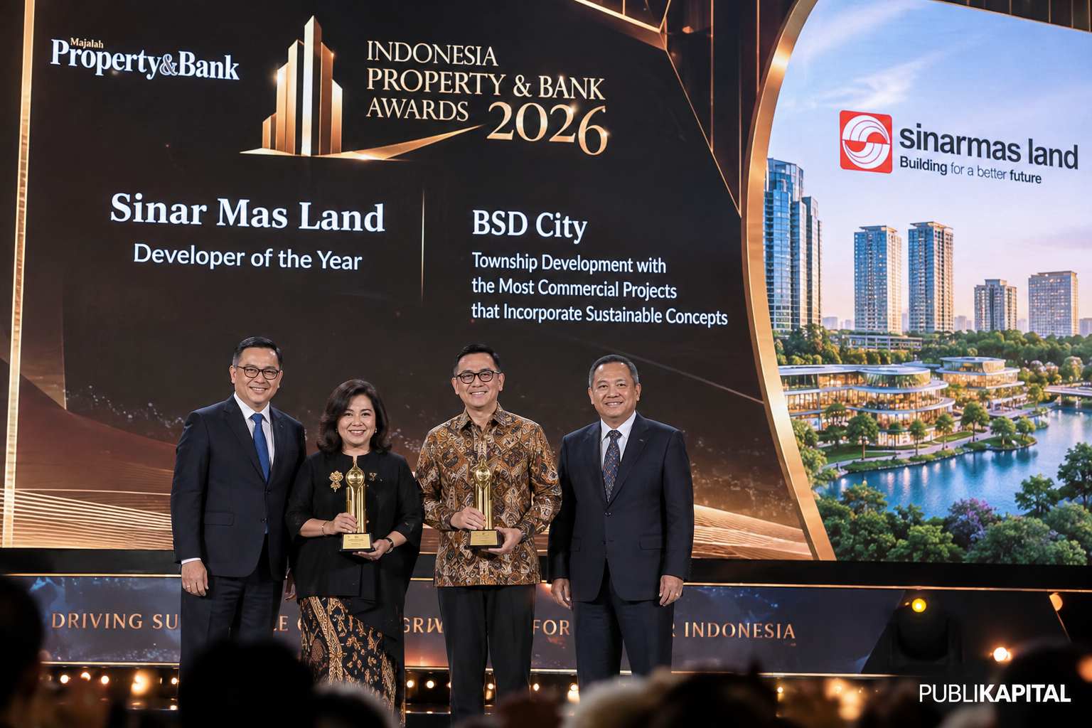 SINAR MAS LAND RAIH DEVELOPER OF THE YEAR IPBA 2026, BSD CITY JADI SOROTAN 3 SINAR-MAS-LAND