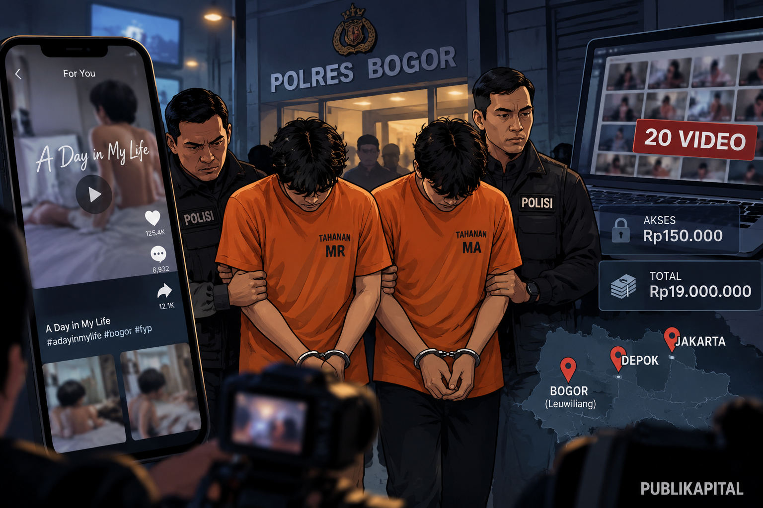 VIRAL VIDEO A DAY IN MY LIFE, POLISI UNGKAP 20 VIDEO HINGGA AKSES RP150 RIBU 3 VIRAL-VIDEO-A-DAY-IN-MY-LIFE