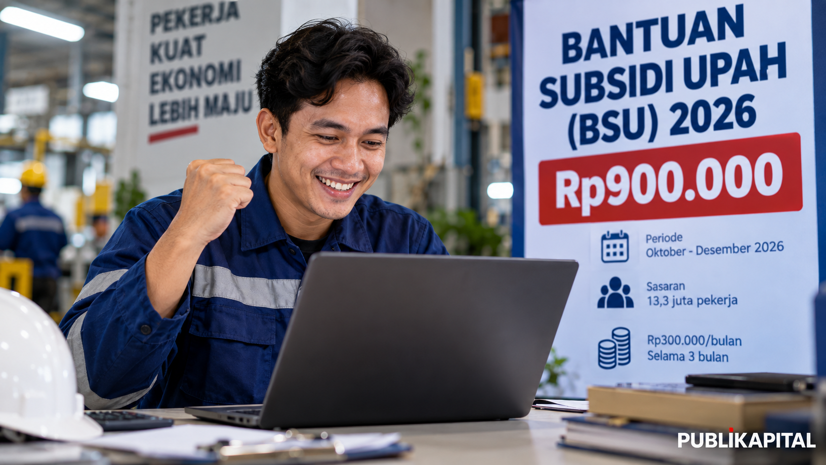 BANTUAN SUBSIDI UPAH (BSU) 2026 RP900 RIBU: CEK SYARAT, PENERIMA, NIK DAN JADWAL CAIR 2 BANTUAN-SUBSIDI-UPAH-BSU-2026